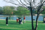 月形町皆楽公園(旧川）